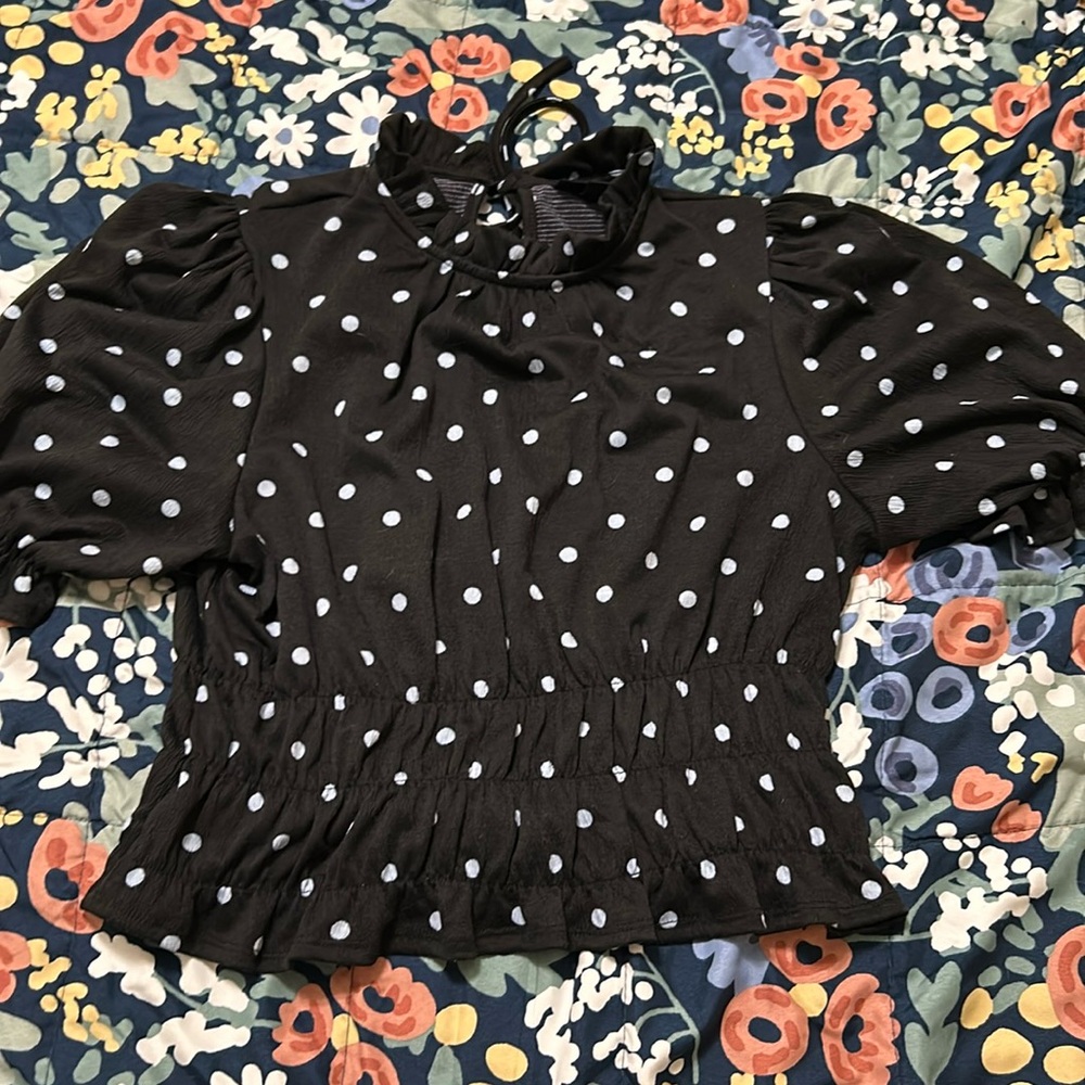 Who What Wear Cropped Blouse - size s